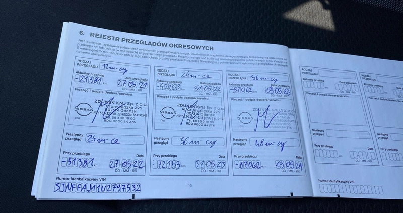 Nissan Qashqai cena 89900 przebieg: 72659, rok produkcji 2020 z Pruchnik małe 326